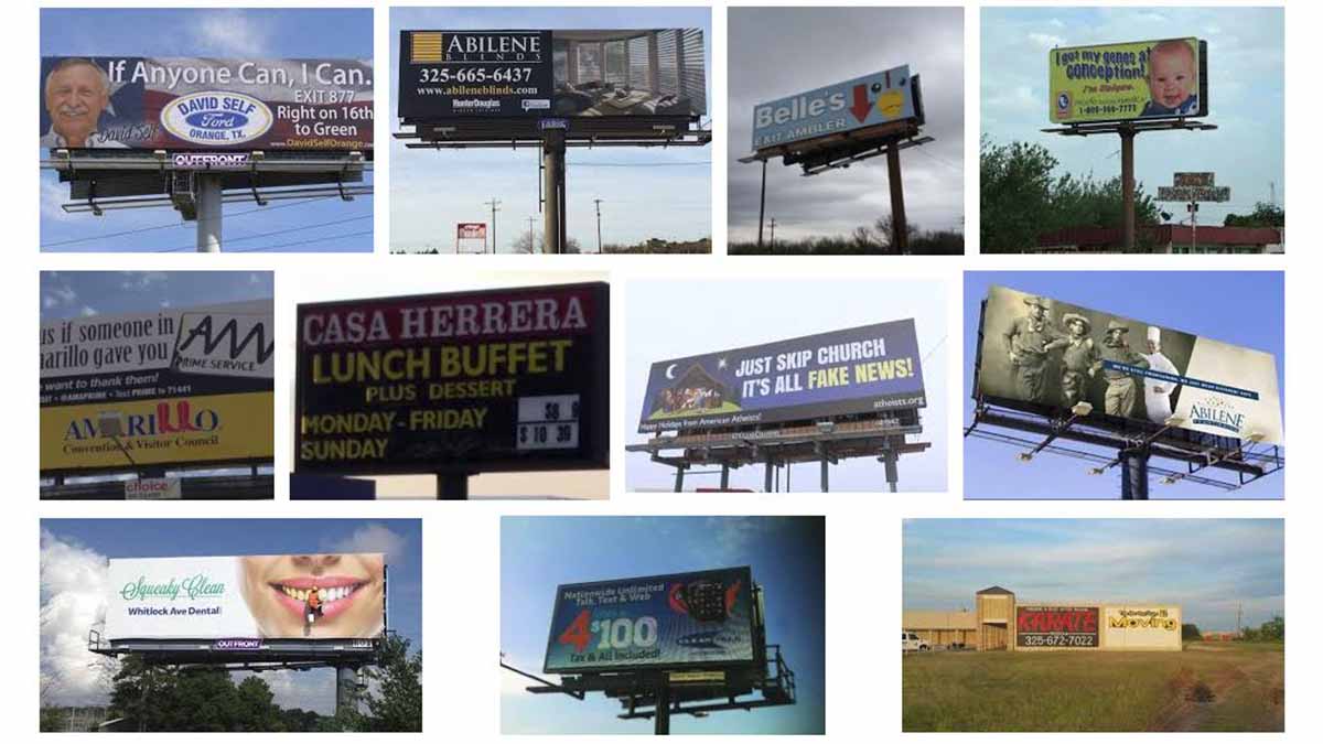 Billboard Advertising in Abilene, TX (Taylor and Jones Counties, TX