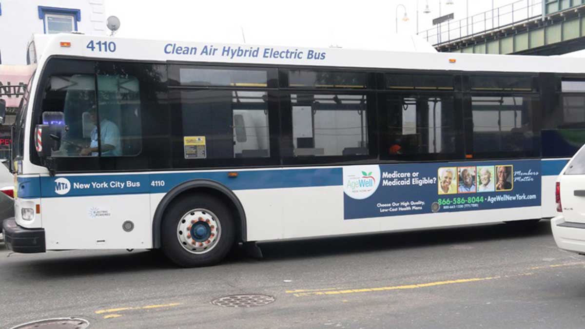 AgeWell NYC Bus Ads
