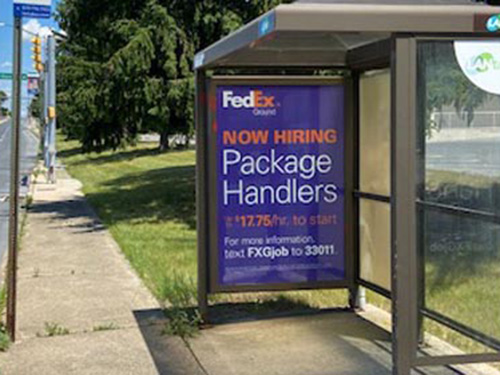 Lehigh Valley, PA Bus Stop Shelter Advertising