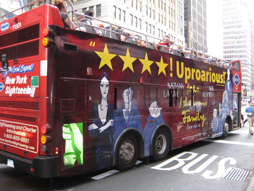 Double Decker Tour Bus Advertising