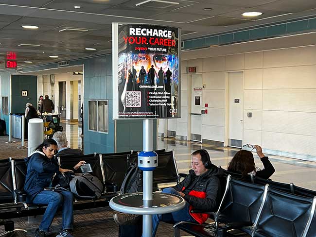 Airport Charging Station Ads 2