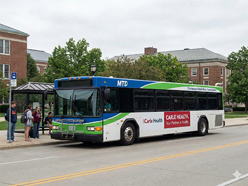 Champaign IL Bus Advertising