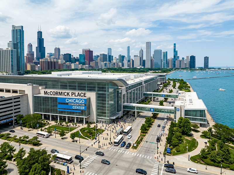 McCormick Place convention center exterior, Chicago