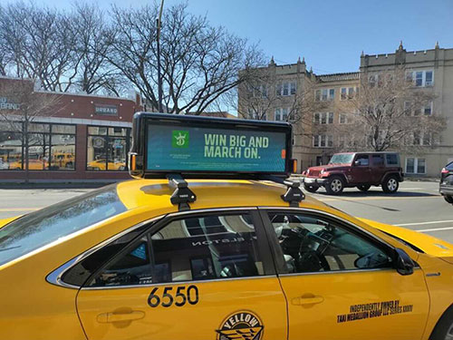 Chicago Digital Taxi Top Advertising