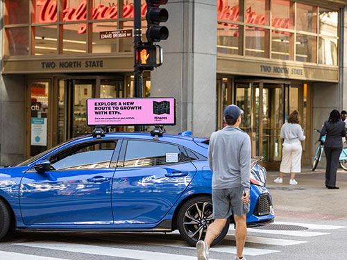 Chicago Rideshare (Uber/Lyft) Vehicle Top Advertising