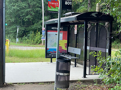 Columbia Bus Stop Shelter Advertising