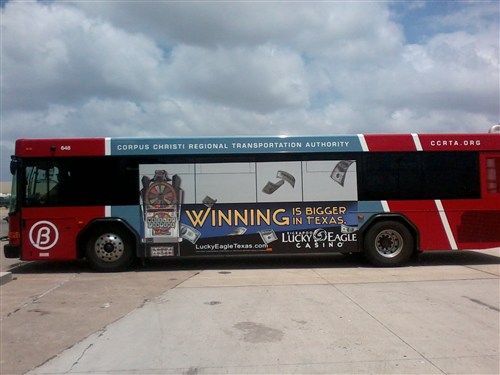 Corpus Christi TX Bus Advertising