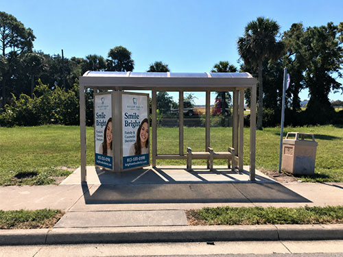 Daytona Beach Bus Stop Shelter Advertising