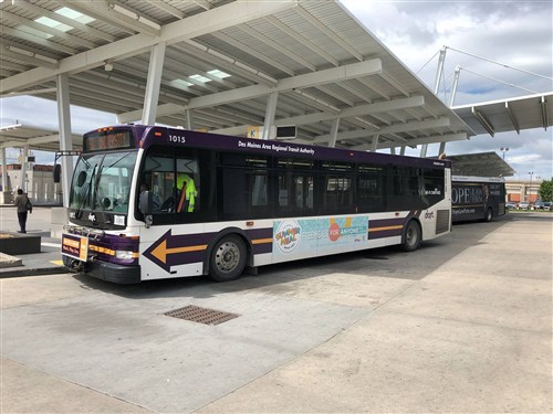 Des Moines IA Bus Advertising