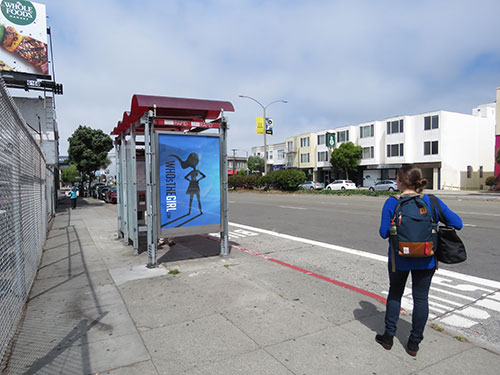 East Bay Alameda County Bus Stop Shelter Advertising