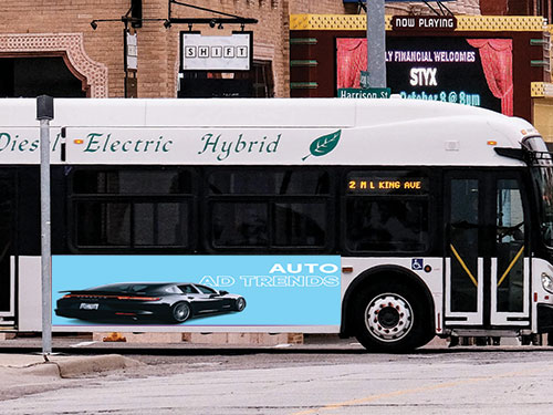 Flint MI Bus Advertising