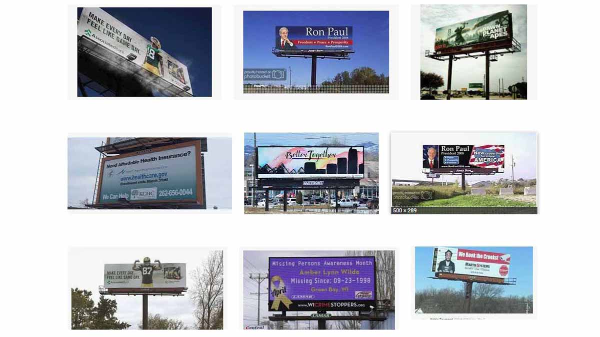 Green Bay, WI Billboards