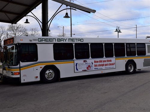 Green Bay WI Bus Advertising