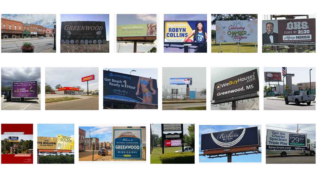 Greenwood and Greenville, MS Billboards