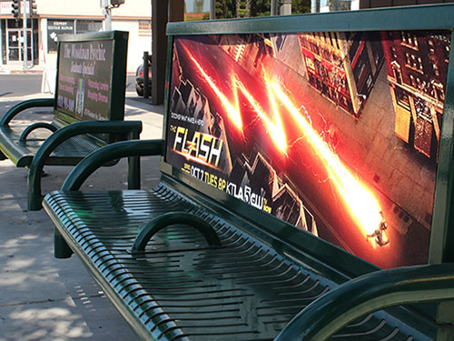 Los Angeles Bench Advertising