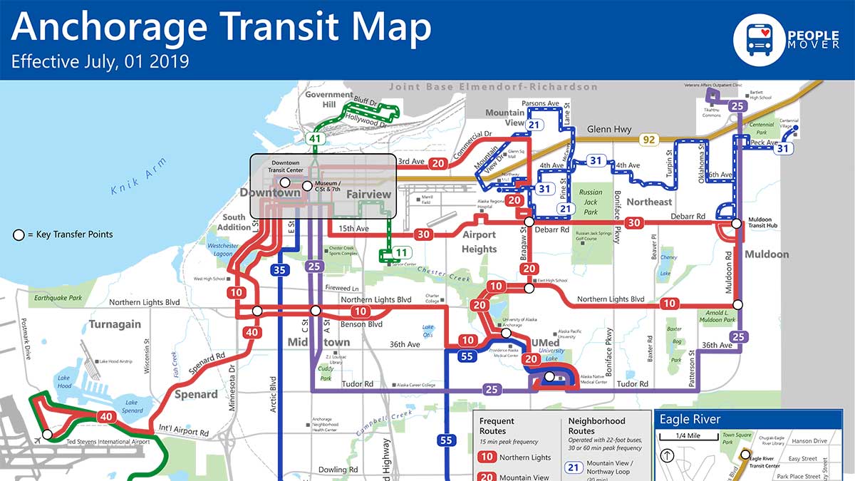 Anchorage Bus Routes Map