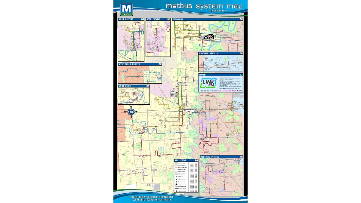 Fargo Bus Routes Map