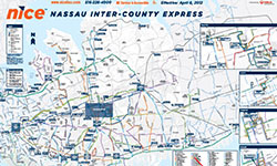 Long Island (Nassau County) Bus Map (NICE) Bus Routes Map