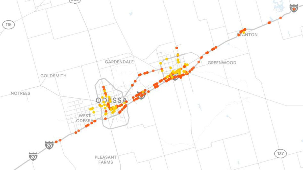 Billboard Advertising in OdessaMidland, TX in Ector County, TX Rent