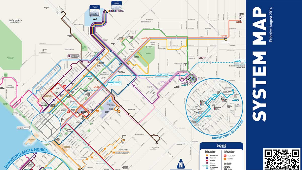 Santa Monica Bus Routes Map