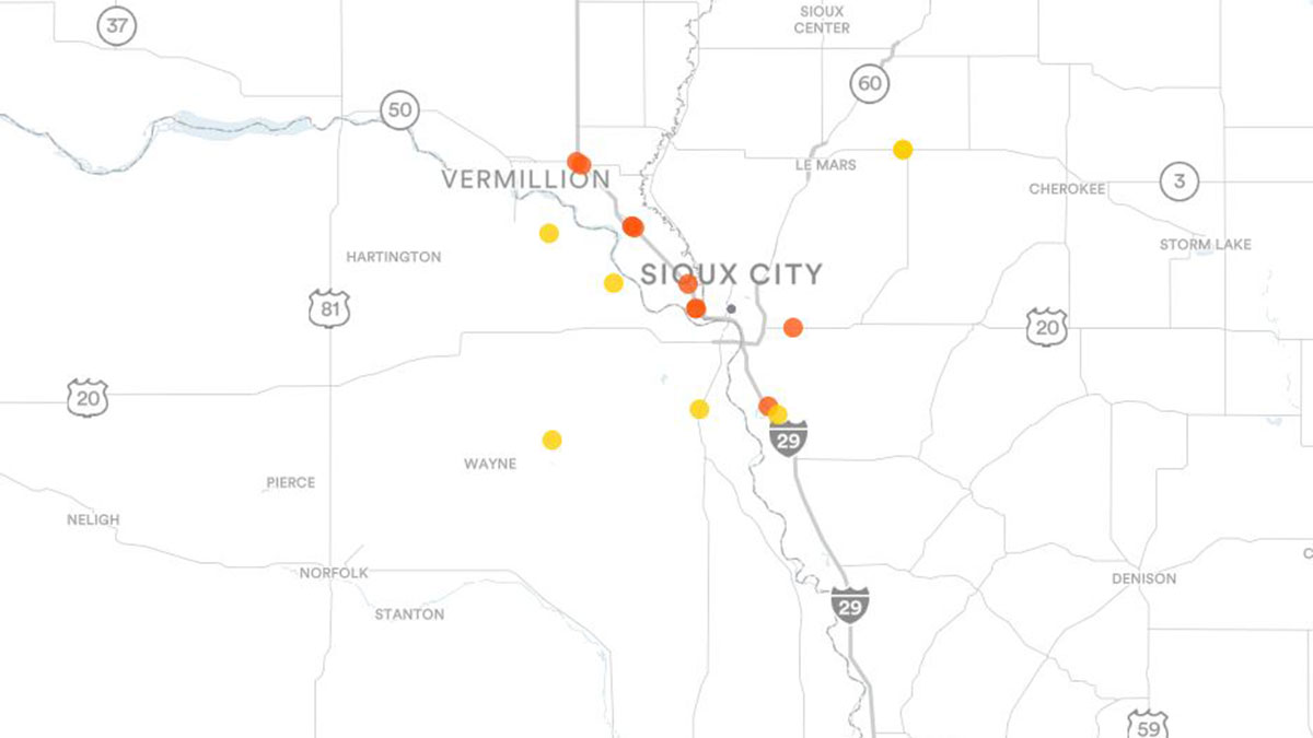 Sioux City Ia Zip Code Map United States Map
