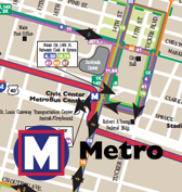 St Louis Bus Routes Map