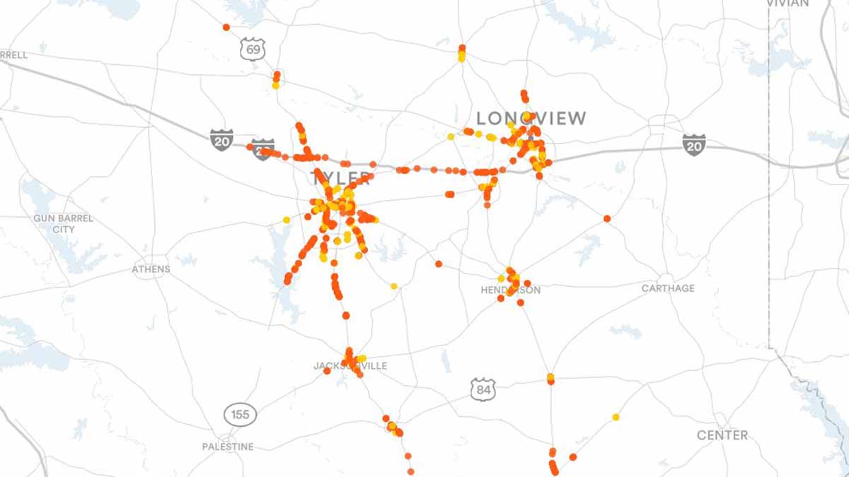 Billboard Advertising in Tyler in Smith County, TX and Longview, TX