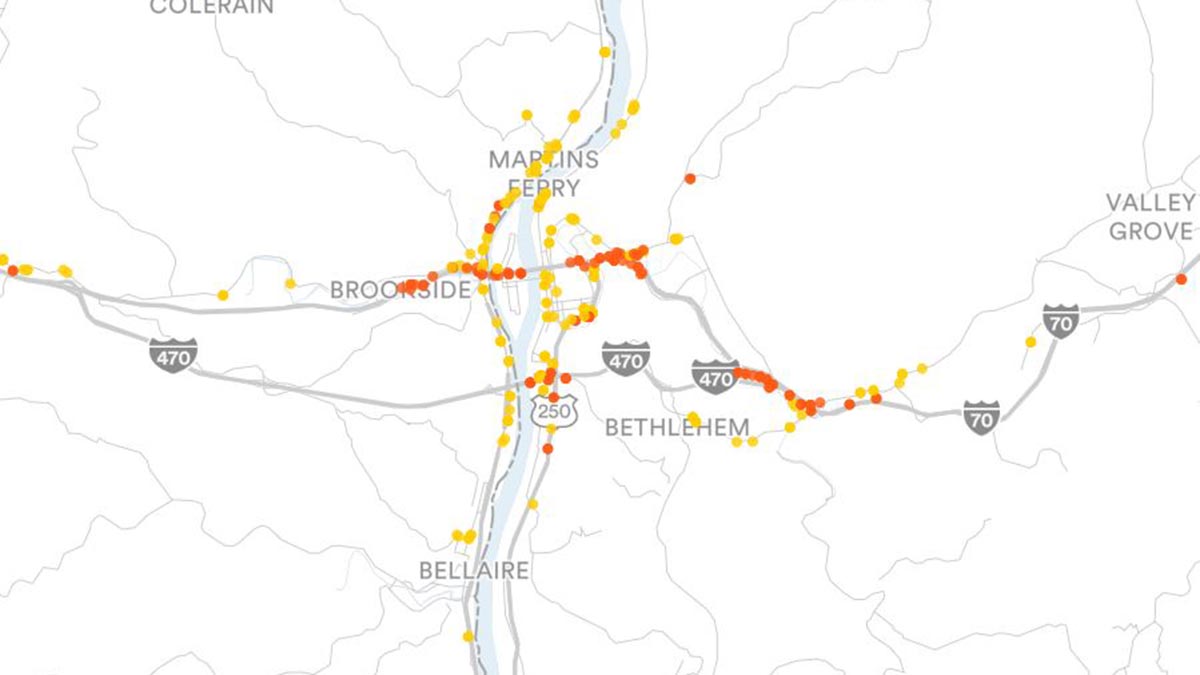 Billboard Advertising in Wheeling, WV in Ohio County, WV Rent