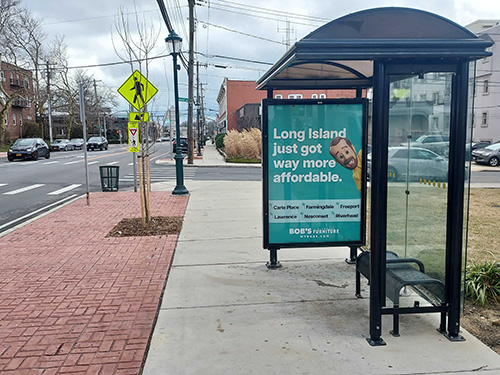 Nassau County NY Bus Stop Shelter Advertising