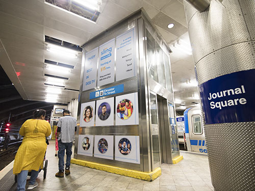 New York City Subway Station Domination Advertising