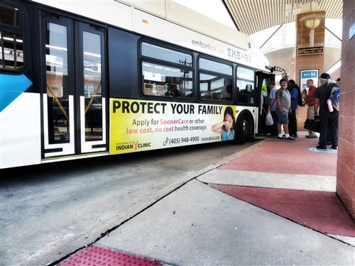 Oklahoma City OK Bus Advertising