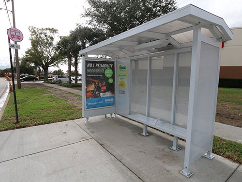 Orlando Bus Stop Shelter Advertising