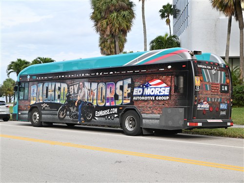 Palm Beach FL Bus Advertising