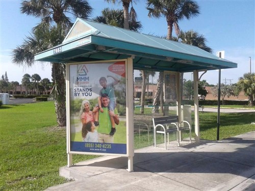 Palm Beach FL Bus Stop Shelter Advertising