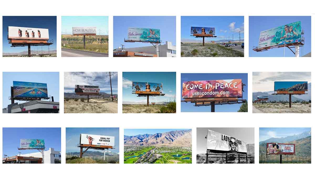 palm springs ca billboards pictures