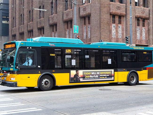 Police Hiring/Recruitment Transit City Bus Ads 4