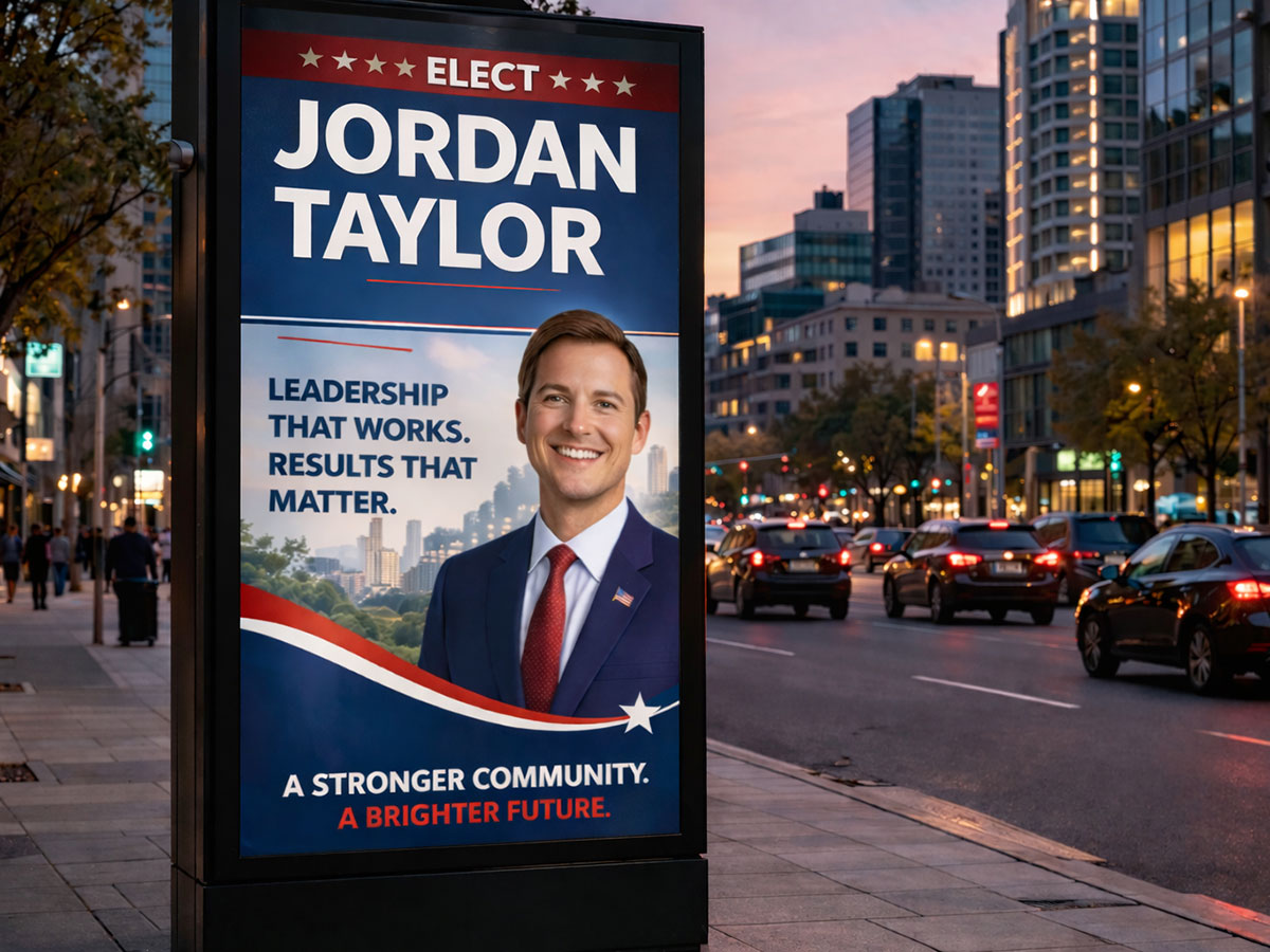 DOOH-style political advertising
