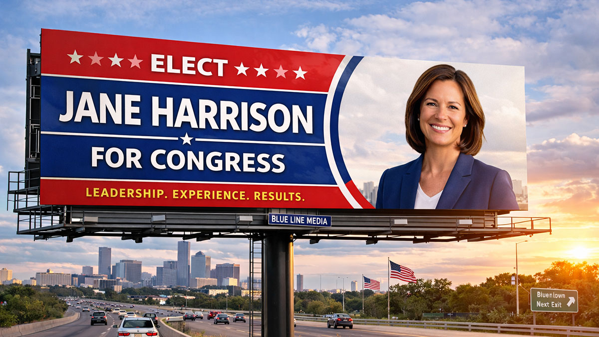 Political, issue and advocacy roadside billboard advertising