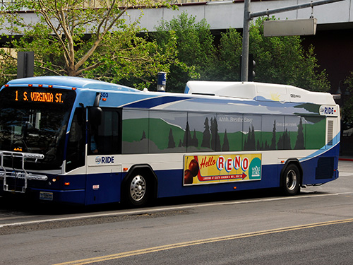 Reno NV Bus Advertising