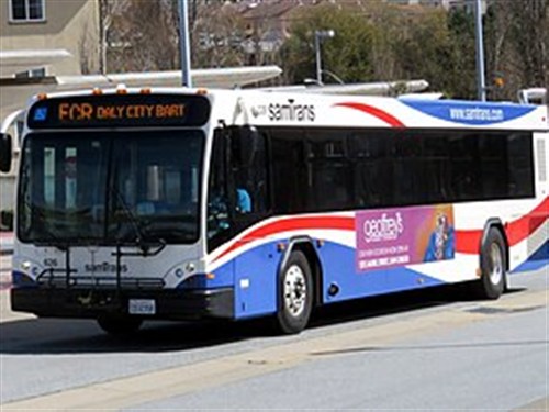 San Mateo CA Transit Advertising