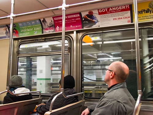 Subway Interior Car Card Advertising