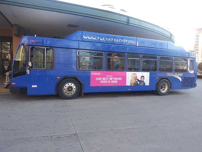 T Mobile Bus King Advertising