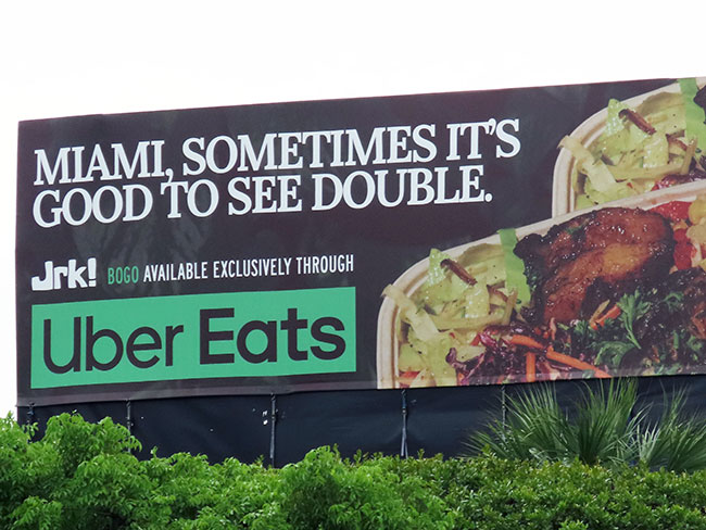 Uber Eats Billboards for Partner Restaurants 1