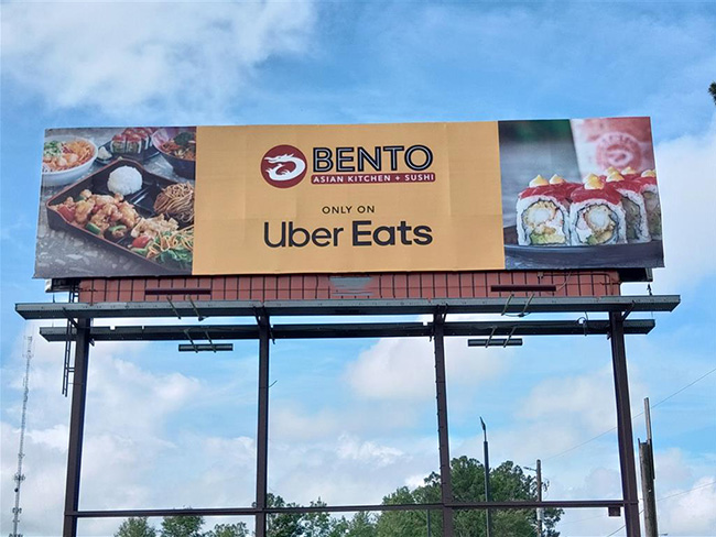 Uber Eats Billboards for Partner Restaurants 7