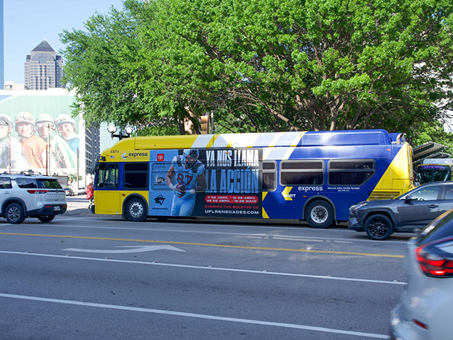 UFL City Bus Ads 2