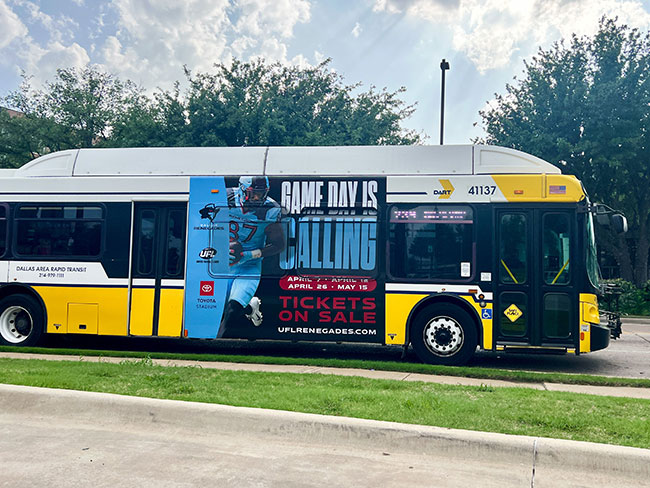 UFL City Bus Ads 3