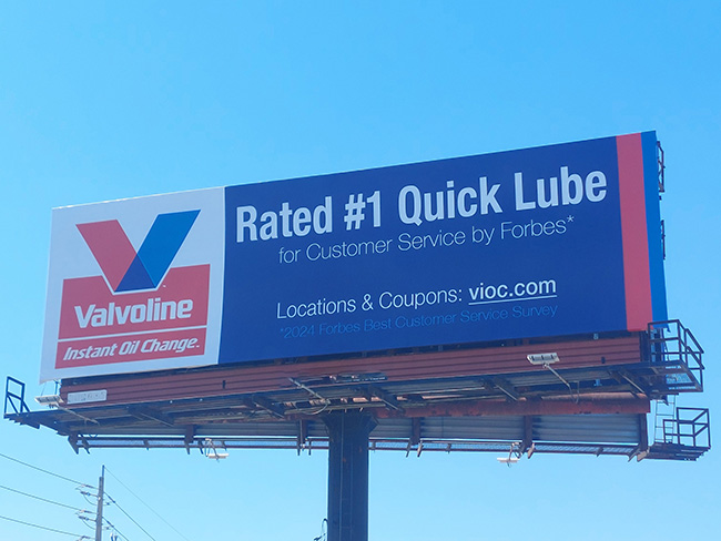 Valvoline out of home advertising 3