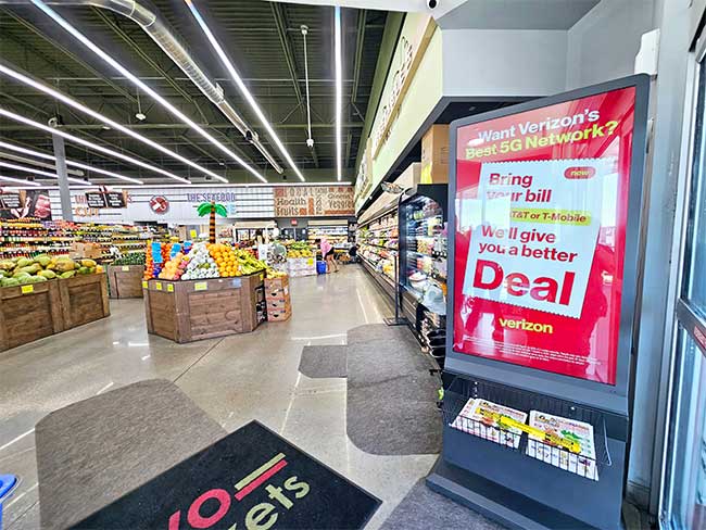 Verizon Digital Supermarket Advertising 1