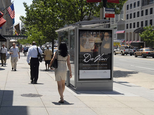 Washington, DC Bus Stop Shelter Advertising